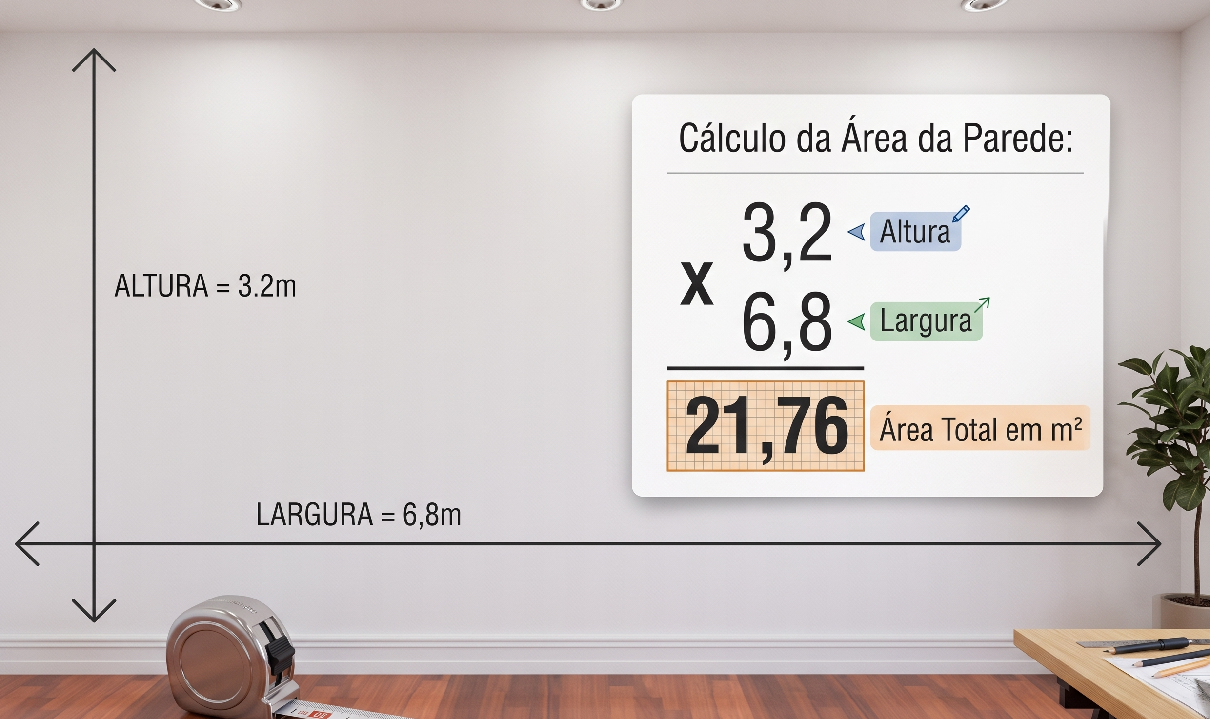 Quantos Litros de Tinta para X m²? Cálculo + Rendimento