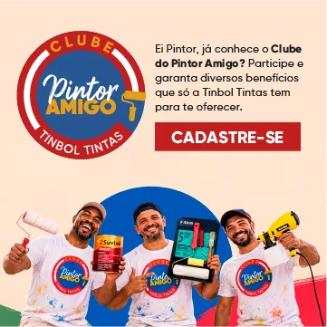 Clube do Pintor Amigo Tinbol Tintas: cadastre-se e garanta benefícios exclusivos